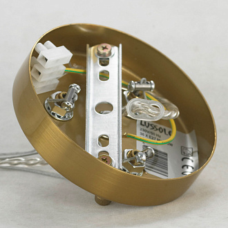 Светильник подвесной Lussole LSP-8404, 50*65 см, матовое золото