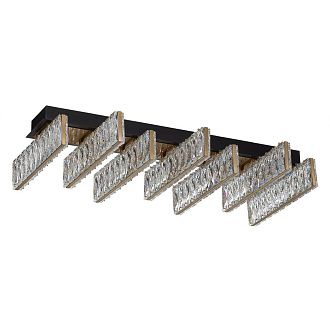 Потолочная люстра 71 см, 45W, 3000K, Citilux Palant CL325272, черный-бронза