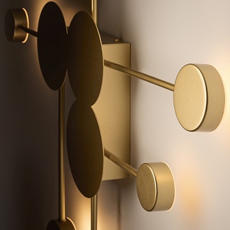 Бра 74 см, 20W, 3000K, Freya Wonder FR5440WL-L18G, золото