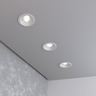 Встраиваемый точечный LED светильник 15266/LED 7W 4200K белый Elektrostandard, вр 7,1 см