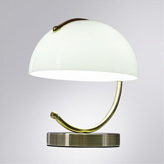 Настольная лампа 23*28 см, 1 G4*7W,  К, Arte Lamp Banker A5041LT-1AB, Античная Бронза