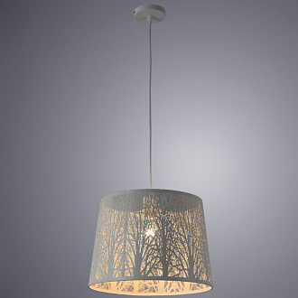 Светильник подвесной Celesta A2769SP-1WH Arte Lamp, диаметр 35 см, белый