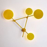 Бра Iride Bernhardt dots 140 cm Yellow 100*100*140 см, 4*LED*12W, 3000, 4000, 6000K, ImperiumLoft DOTS-201, Жёлтый