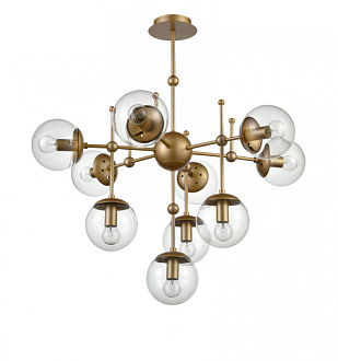 Подвесная люстра  72*75 см, 10*E14 шампань Vele Luce Modena VL5014P10