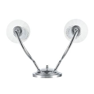 Бра 35**-29 см, 2*E14*40W, Lumion INCANTO 8034/2W, хром, прозрачный