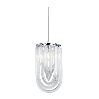 Светильник подвесной ElegantLight DZN-8398 ХРОМ D210/H360/1/E14/60W 22-12 CONCORD