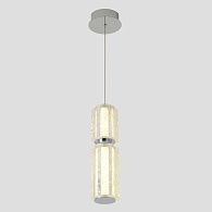Светильник подвесной *7,5*27,5-57- 207 см, *LED*23W, 4000K, Crystal Lux Antique ANTIQUE SP23W LED CHROME, Хром