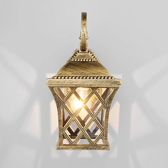 Cassiopeya D черное золото уличный настенный светильник Cassiopeya D Elektrostandard