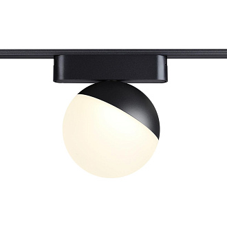 Трековый светильник для низковольтного шинопровода 11,5*10* см, LED 10W*3000 К, Novotech Shino Smal, черный, 359262