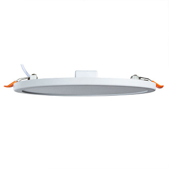 Встраиваемый LED светильник 23 см 20W LED, 4000K, Arte Lamp Mesura A7976PL-1WH, белый, вр 5 см