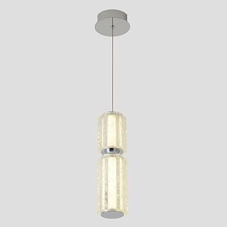 Светильник подвесной *7,5*27,5-57- 207 см, *LED*23W, 4000K, Crystal Lux Antique ANTIQUE SP23W LED CHROME, Хром