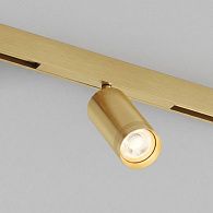 Светильник на шине 16*4,5*10,5 см, *LED*10W, 3000K, Denkirs SHINE PRIME SPOT 3000К | ШАЙН ПРАЙМ СПОТ 3000К DK4745-SB, сатинированная латунь