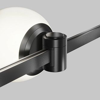 Трековый светильник 12,4*10*-10 см, *LED*5W, 4000K, Maytoni Technical Luna TR229-1-5W4K-B, Черный