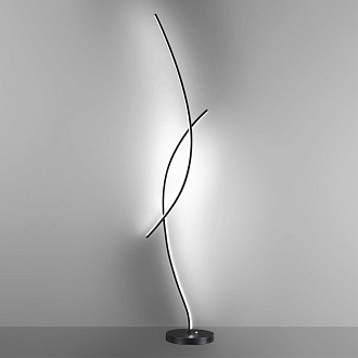 Торшер 25*25*160 см, LED 24W*3000-6000 К, Lumion Nyx черный, 5693/24FL