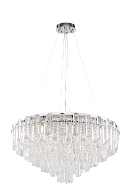 Люстра  750*420-1300, 18*E14, 40W Sfera Sveta Хрусталь (Эконом) 1002R-750*H420 CR, Хром