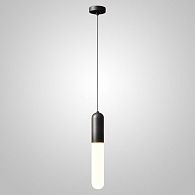 Подвесной светильник SIGLEIF Black 4*4*37 см, 1*E27*60W, ImperiumLoft sigleif01, Чёрный