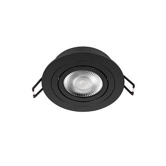 Встраиваемый светильник 9*2,5 см, GU10 LOFT IT Hap 10341/B Black черный