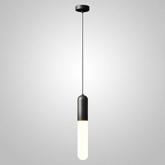 Подвесной светильник SIGLEIF Black 4*4*37 см, 1*E27*60W, ImperiumLoft sigleif01, Чёрный