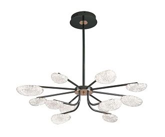 Люстра на штанге 90 см, 72W, 4000K, Kink Light Юнни 07693-12PA,29, черный