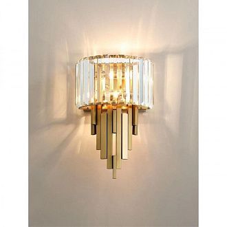 Бра 15*25*38 см, E14, 40W, Aployt ORNELLA APL.642.01.02, латунный