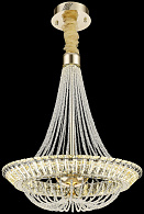Подвесная люстра 60*112 см, LED, 50W, 3000К, Wertmark DARIA WE103.60.303 золотой