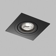 Встраиваемый светильник 9,3*9,3*2,4 см, 1*GU5.3*15W, Denkirs Prime DK-DH2021-BK, черный