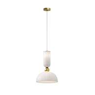 Подвесной светильник 30*30*345,5 см, 1*E27, 3000К, Maytoni ANTIC MOD302PL-01W1 золотой