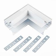 Коннектор 10*10*6,3 см, ST-Luce Track White magnet in ГКЛ 12мм ST1007.549.12, белый