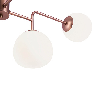 Люстра подвесная Maytoni Erich MOD221-PL-08-G, белый/золото