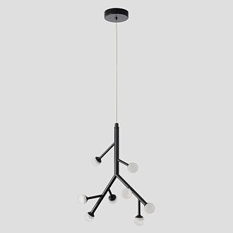 Светильник подвесной 25*15*30-34-230 см, *LED*16W, 3000K, Crystal Lux Twig TWIG SP16W LED, Черный