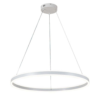 Подвесной светильник 800*1000*100/1240 мм, 1*LED 123W 3000-5700K белый Indigo Galass V000035L, 14001/1P White