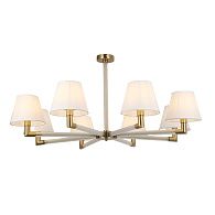 Люстра 100*100*48 см, 8*E14 Gerhort G11112/8BRS+CL WT, Бронза;Прозрачный