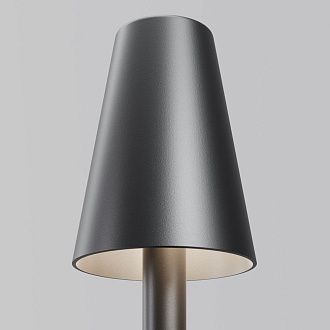 Ландшафтный светильник *4,6*-30 см, *LED*1,5W, 3000K, Maytoni Outdoor Cane O504FL-L1B3K, Матовый Черный