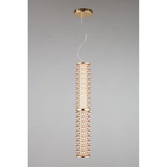 Подвесной светильник 15*105-210 см, 1*LED, 29W, 3000K, Aployt Ozann APL.331.26.29, золотой