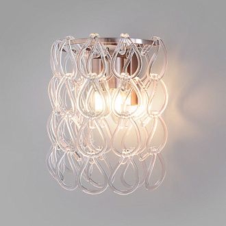 Бра 26*25*15 см, 2*E14*40W, Bogate's Cappio 380/2, никель, a069358