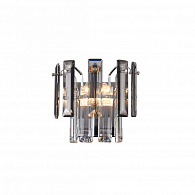 Бра 23*13*21 см, 2*E14 40W Хром, Дымчатый, Прозрачный Stilfort Ton 2159/09/02W