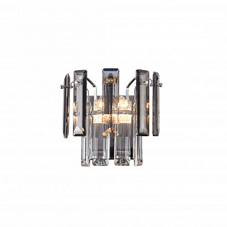 Бра 23*13*21 см, 2*E14 40W Хром, Дымчатый, Прозрачный Stilfort Ton 2159/09/02W