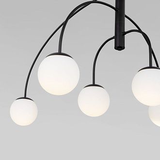 Светильник 111*13*59-139 см, 6*E27*40W, Eurosvet Cenacolo 30179/6, черный, a069124