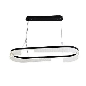Люстра 89*30*150 см, 1*LED*46W, 3000 - 6500K Gerhort G52124/1BK CL, Черный