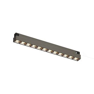 Светильник на шине 23,2*1,9*2,7 см, *LED*910Lm, 3000-4000-6000K, Denkirs Shine Grill Zigbee DK5971-DN, темный никель