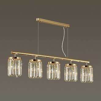 Подвесная люстра 110 см  Odeon Light Vassa 4987/5 Золото