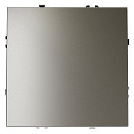 Выключатель встраиваемый Voltum S70 одноклавишный 10А, шелк пластик Soft touch VLS010104