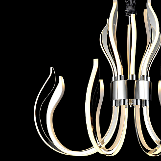 Подвесная светодиодная люстра Mantra Versailles 5561, диаметр 85, LED, W155, хром
