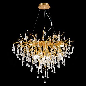 Люстра подвесная 80 см, 45W, 4000K ST LUCE ANZIO SL1651.203.09 Золотистый