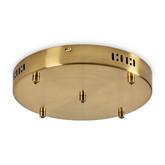 Потолочная чаша *30*-3,5 см, 5*G9*6W, Freya Cave FR5631A-05BS, Латунь