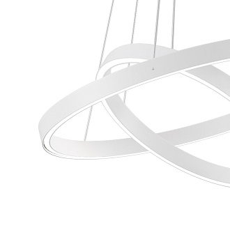 Подвесная люстра 60*60*134 см, LED, 56W, 3000К-4000К, Maytoni Rim MOD058PL-L55WK белый