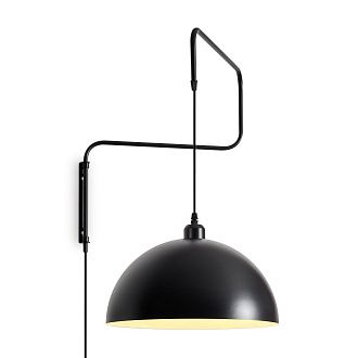 Бра 84*35*-63 см, 1*E27*40W, Freya Eleon FR5218WL-01B, Черный