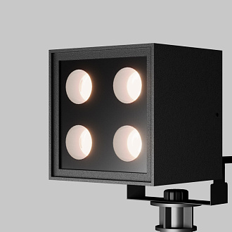 Ландшафтный светильник 9,5*8 см, LED 8W, 3000К, Черный Maytoni Ares O309FL-L8B3K