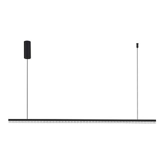 Подвесной светильник 125,5*2,6*-150 см, *LED, 32W, 4000K, ST-Luce Euclidics SL1018.423.01, черный