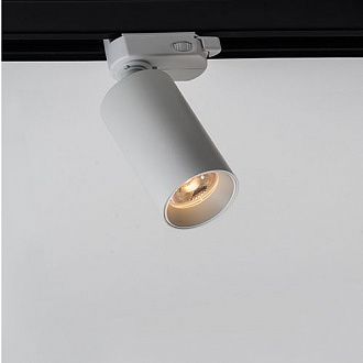 Трековый светодиодный светильник Megalight M04-308 white, 12W LED, 3000K, белый